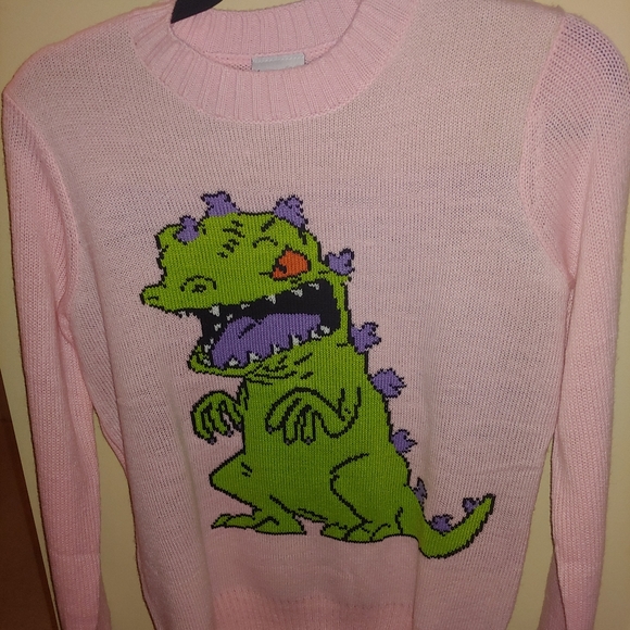 Nickelodeon Sweaters - Reptar pink sweater